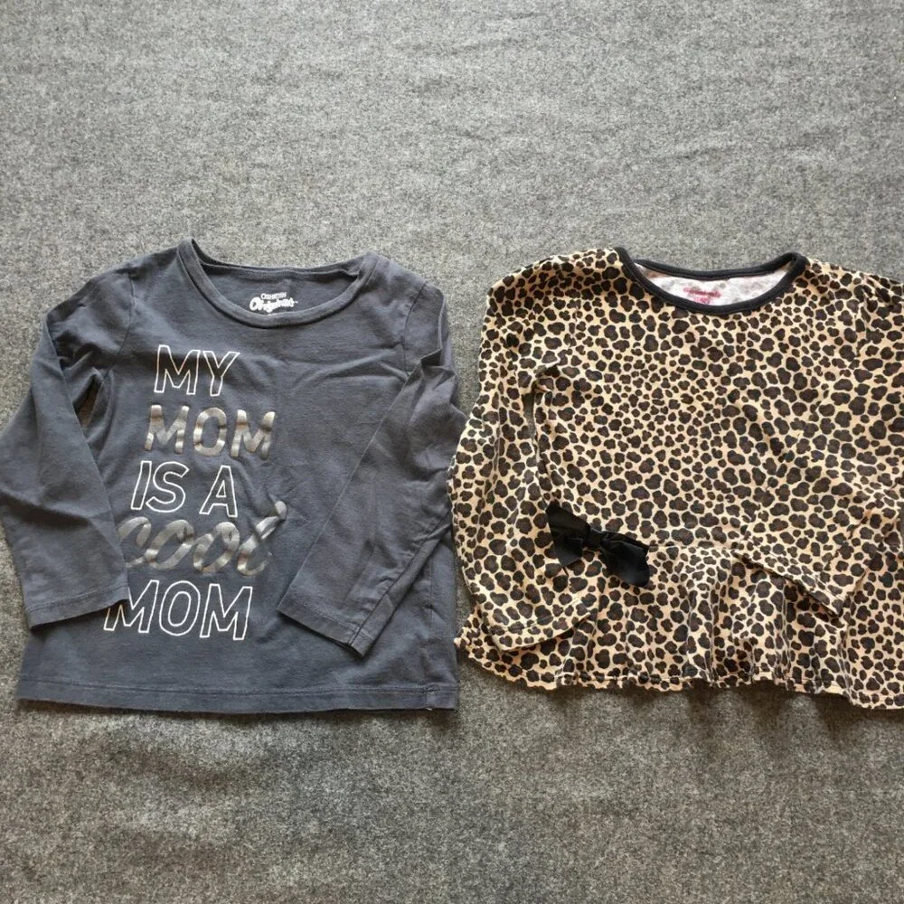 Toddler Girl‎ Size 3/3T Clothing Lot 5x Pieces Bulk Winter Preppy Organic Cotton